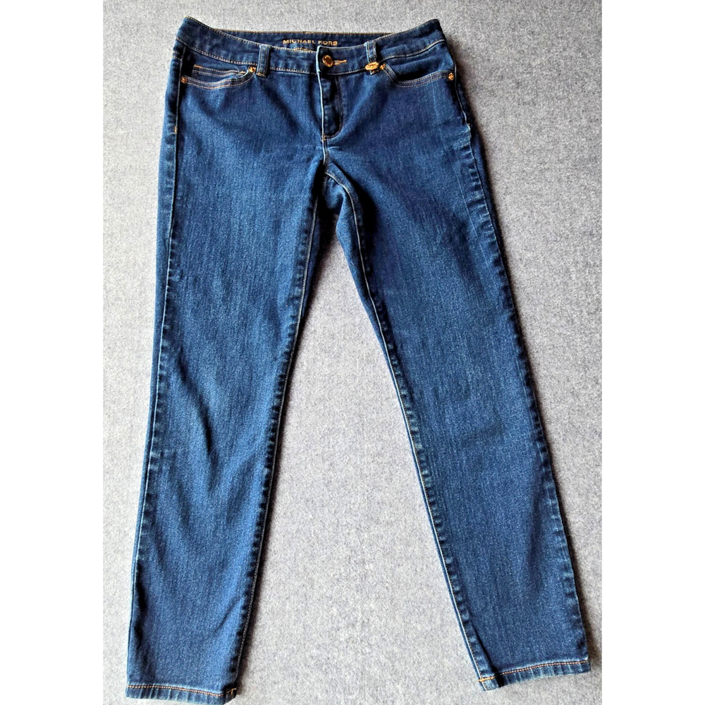 Michael Kors Women's Jeans Skinny Size 4 Medium Wash Low Rise 29x26